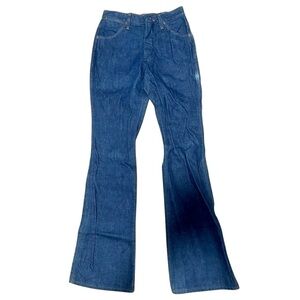 Vintage Sanforized Deadstock Maverick High Rise Bell Bottom Flare Jeans